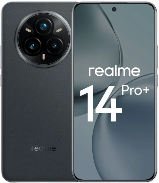 Смартфон Realme RMX5051 14 Pro+ 256Gb 8Gb серый моноблок 3G 4G 2Sim 6.83" 1272x2800 Android 14 50Mpix 802.11 a/b/g/n/ac/ax NFC GPS GSM900/1800 GSM1900 Protect