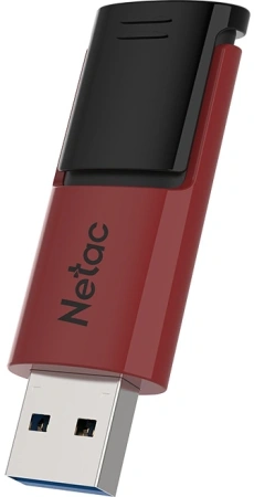 Флеш Диск Netac 64GB U182 NT03U182N-064G-32RE USB3.2 красный/черный