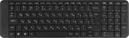 Клавиатура + мышь Logitech MK220 клав:черный мышь:черный USB беспроводная (920-003161)
