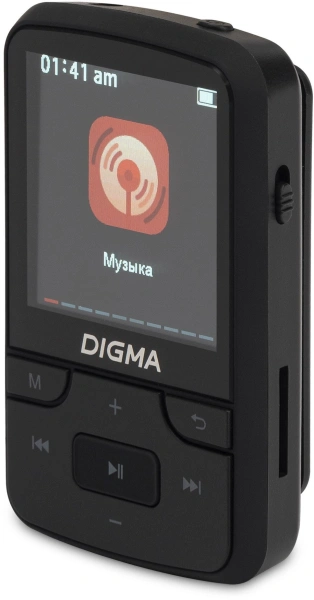 Плеер Hi-Fi Flash Digma Z5 BT 16Gb черный/1.54"/FM/microSD/microSDHC/clip