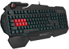 Клавиатура A4Tech Bloody B318 черный USB Multimedia for gamer LED (подставка для запястий) (B318) кабель 1.8м