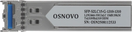 Модуль Osnovo SFP-S2LC15-G-1310-1310