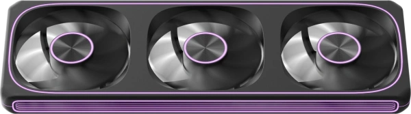 Вентилятор для корпуса Formula Air Fusion 3 ARGB 360х120x28 черный 4-pin 37.93дБ (AIR FUSION 3 BK) Ret