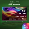 Телевизор QLED Digma Pro 65" QLED 65L Google TV Frameless черный/серебристый 4K Ultra HD 120Hz HSR DVB-T DVB-T2 DVB-C DVB-S DVB-S2 USB WiFi Smart TV
