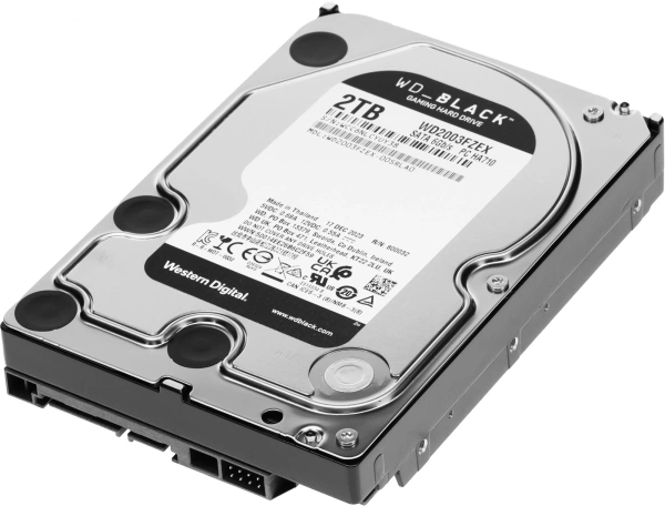 Жесткий диск WD SATA-III 2TB WD2003FZEX Desktop Black (7200rpm) 64Mb 3.5"