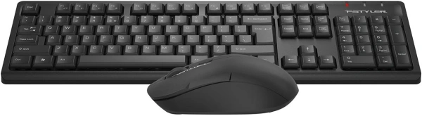 Клавиатура + мышь A4Tech Fstyler FG1200S клав:черный мышь:черный USB беспроводная Multimedia