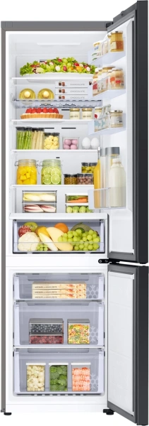 Холодильник Samsung RB38C6B2E22/EF 2-хкамерн. черный глянц. инвертер