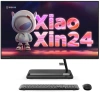 Моноблок Lenovo XiaoXin 23.8" Full HD Ryzen 5 7430U (2.3) 8Gb SSD512Gb RGr Windows 11 Pro GbitEth WiFi BT 90W клавиатура мышь Cam черный 1920x1080