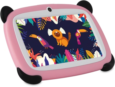 Планшет Digma Kids A7 SC9863A (1.6) 8C RAM2Gb ROM32Gb 7" IPS 1024x600 4G Android 11.0 Go розовый 2Mpix 0.3Mpix BT WiFi microSD 128Gb 2800mAh 140hrs