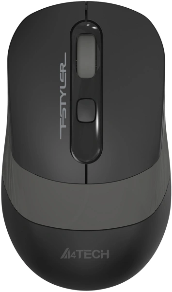 Мышь A4Tech Fstyler FG10 черный/серый оптическая 2000dpi беспров. USB 4but (FG10 GREY)