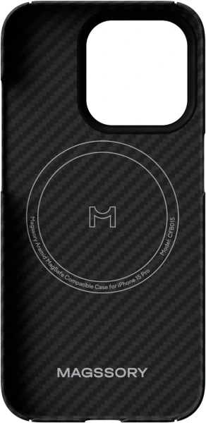 Чехол (клип-кейс) Magssory для Apple iPhone 15 Pro CFB015 with MagSafe черный