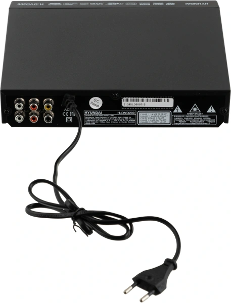 Плеер DVD Hyundai H-DVD200 черный Караоке ПДУ
