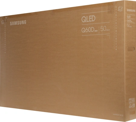 Телевизор QLED Samsung 50" QE50Q60DAUXRU Series 6 серый 4K Ultra HD 60Hz DVB-T2 DVB-C DVB-S2 USB WiFi Smart TV (RUS)