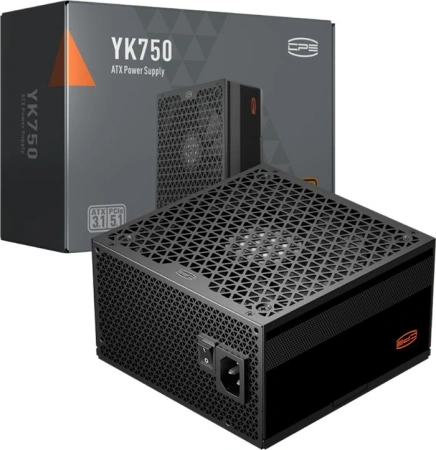 Блок питания PcCooler ATX 750W P5-YK750-B1F 80+ bronze (20+4pin) APFC 135mm fan 6xSATA RTL
