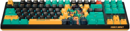 Клавиатура A4Tech Bloody AT87 Renegade механическая черный/зеленый USB for gamer LED (AT87)