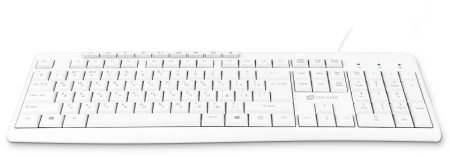 Клавиатура Оклик 305M белый USB Multimedia (1875227)