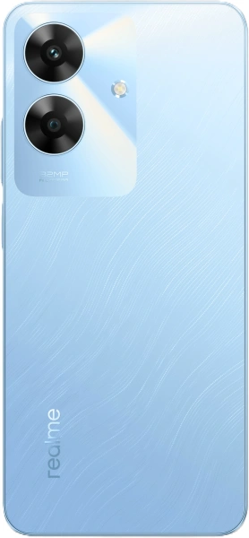 Смартфон Realme RMX3933 Note 60 128Gb 6Gb небесно-голубой моноблок 3G 4G 2Sim 6.74" 720x1600 Android 14 32Mpix 802.11 a/b/g/n/ac GPS GSM900/1800 GSM1900 Protect A-GPS microSD max2048Gb