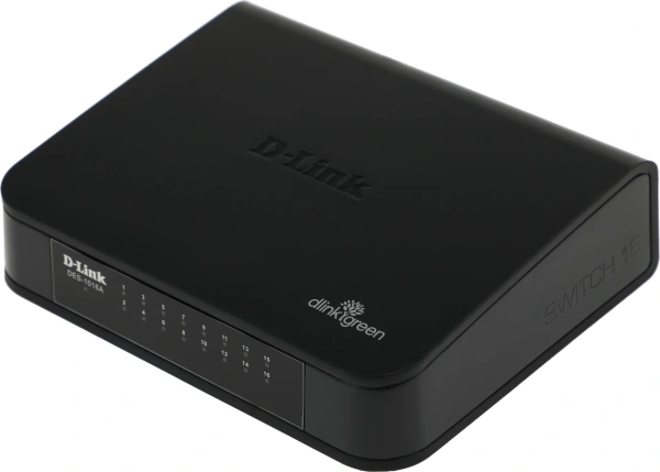 Коммутатор D-Link DES-1016A/E2A 16x100Мбит/с неуправляемый