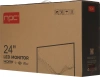 Монитор NPC 23.8" MF2412 черный IPS LED 4ms 16:9 HDMI M/M Cam матовая HAS Piv 1000:1 300cd 178гр/178гр 1920x1080 100Hz G-Sync FreeSync VGA DP FHD USB 2.75кг