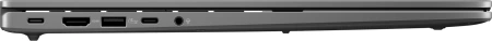 Ноутбук Asus VivoBook S16 S3607CA-SH100 Core Ultra 5 225H 16Gb SSD512Gb Intel Arc 16" OLED WUXGA (1920x1200) без ОС grey WiFi BT Cam (90NB16I2-M00720)
