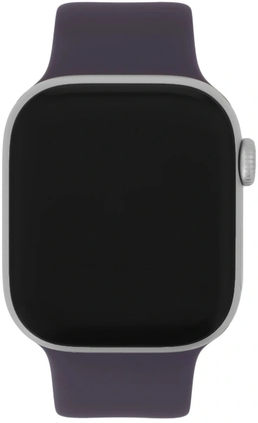 Смарт-часы Apple Watch Series 11 A3331 42мм OLED корп.серебристый Sport Band рем.фиолетовый разм.брасл.:S/M (MEU64LW/A)