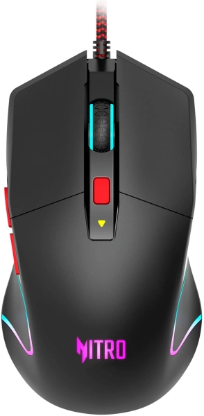 Мышь Acer Nitro OMW301 черный оптическая 7200dpi USB 6but (ZL.MCECC.024)