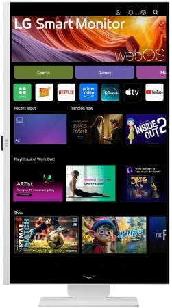 Монитор LG 31.5" UltraFine 32U830SA-W белый IPS LED 16:9 HDMI M/M матовая HAS 1000:1 400cd 178гр/178гр 3840x2160 60Hz 4K USB 7.7кг