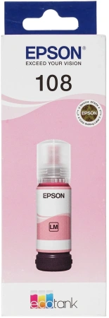 Чернила Epson 108 C13T09C64A светло-пурпурный 70мл для Epson L8050/L18050