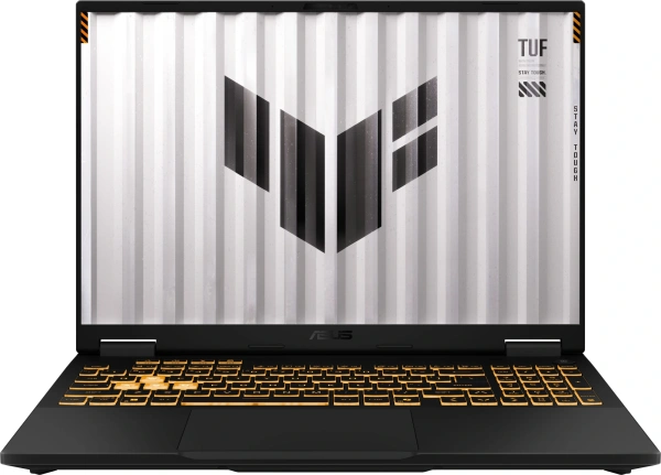 Ноутбук Asus TUF Gaming F16 FX608JHR-RV101 Core i5 14450HX 16Gb SSD1Tb NVIDIA GeForce RTX5050 8Gb 16" IPS WUXGA (1920x1200) без ОС grey WiFi BT Cam (90NR0NA1-M00590)