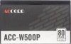 Блок питания Accord ATX 500W ACC-W500P 80+ white (20+4pin) 120mm fan 6xSATA RTL