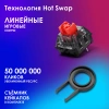 Клавиатура Оклик K600X механическая черный/серый USB Multimedia for gamer LED