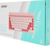 Клавиатура A4Tech FBK30 розовый USB беспроводная BT/Radio slim Multimedia (FBK30 RASPBERRY)