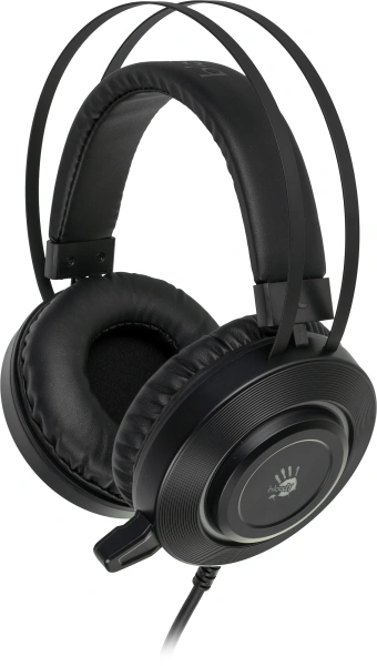 Наушники с микрофоном A4Tech Bloody G521 черный 2.3м мониторные USB оголовье (G521 (BLACK))