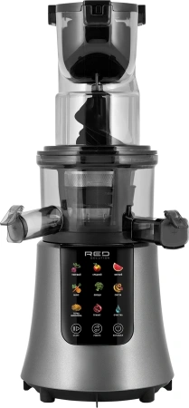 Соковыжималка шнековая Red Solution Colorsense J950 590Вт рез.сок.:1000мл. стальной/черный