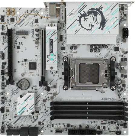 Материнская плата MSI B840M GAMING PLUS WIFI6E Socket AM5 AMD B840 4xDDR5 mATX AC`97 8ch(7.1) 2.5Gg RAID+HDMI