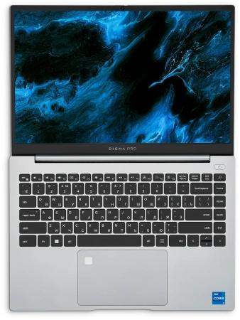 Ноутбук Digma Pro Pactos Core i5 1235U 16Gb SSD512Gb Intel Iris Xe graphics 14" IPS WUXGA (1920x1200) Windows 11 Pro dk.grey WiFi BT Cam 4780mAh (DN14P5-ADXW02)
