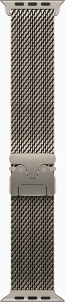 Смарт-часы Apple Watch Ultra 3 2025 A3281 49мм OLED корп.титан Milanese Loop рем.титан разм.брасл.:155-185мм (MEWY4ZP/A)