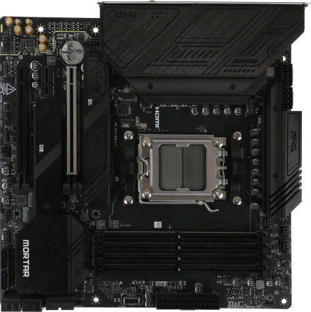 Материнская плата MSI MAG B650M MORTAR WIFI Socket AM5 AMD B650 4xDDR5 mATX AC`97 8ch(7.1) 2.5Gg RAID+VGA+HDMI+DP