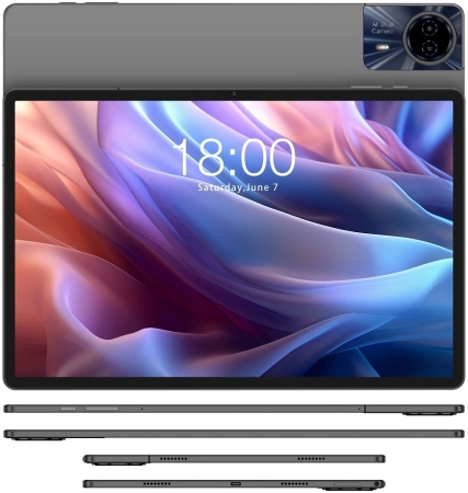Планшет Teclast T65Max Premium set 2025 G99 (2.0) 8C RAM8Gb ROM256Gb 13" IPS 1920x1200 4G Android 15 черный 13Mpix 8Mpix BT WiFi microSD 1Tb 10000mAh 32hr