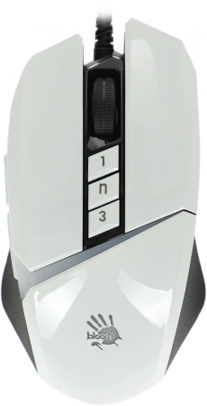 Мышь A4Tech Bloody W60 Max белый оптическая 10000dpi USB 10but (W60 MAX (PANDA WHITE))