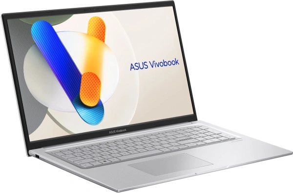 Ноутбук Asus Vivobook 17 X1704VA-AU398 Core i7 1355U 16Gb SSD1Tb Intel Iris Xe graphics 17.3" IPS FHD (1920x1080) без ОС silver WiFi BT Cam (90NB10V1-M00D20)