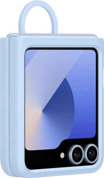 Чехол (клип-кейс) Samsung для Samsung Galaxy Z Flip6 Silicone Case Flip 6 (F741) голубой (EF-PF741TLEGRU)