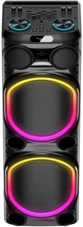 Минисистема Supra SMB-1300 черный 200Вт FM USB BT micro SD