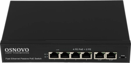 Коммутатор Osnovo SW-20600/A(80W) 80W неуправляемый