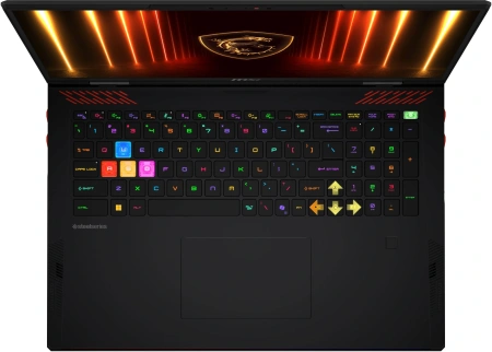 Ноутбук MSI Raider 18 HX AI A2XWIG-204RU Core Ultra 9 285HX 64Gb SSD4Tb NVIDIA GeForce RTX5080 16Gb 18" IPS UHD+ (3840x2400) Windows 11 Home black WiFi BT Cam (9S7-182462-204)