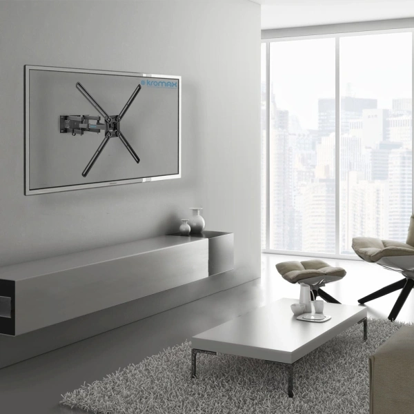 Кронштейн для телевизора Kromax CORBEL-9 титан 32"-75" макс.55кг настенный поворот и наклон