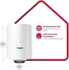 Водонагреватель Ariston PRO1 ECO INOX ABS PW 50 V 2.5кВт 50л электрический настенный/белый