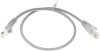 Патч-корд cat.5E stranded molded 0.5м серый RJ-45 (m)-RJ-45 (m)