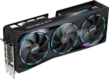 Видеокарта Gigabyte PCI-E 5.0 GV-N5080AORUS M-16GD 1.0 NVIDIA GeForce RTX 5080 16Gb 256bit GDDR7 2805/30000 HDMIx1 DPx3 HDCP Ret