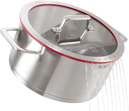 Кастрюля Rondell Verter RDS-2030 4.7л. d=24см (с крышкой) стальной